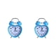 thumbnail image 2 of Reloj despertador Naiovety con campana en forma de corazón de 3 pulgadas, 2 of 6