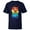 Navy, variant on Disney Goofy Rainbow - Short Sleeve T-Shirt for Kids - Customized-White