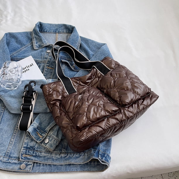 Bolsa Moda mujer algodón acolchado totalizadores invierno señoras Crossbody ajustable Casual Sywqhk Para Estrenar