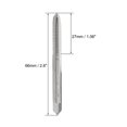 thumbnail image 2 of Unique Bargains Machine Tap 12-24 UNC Thread Pitch 2B Class 3 Flutes High Speed Steel 2pc, 2 of 5
