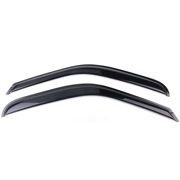 Ikon Motorsports Compatible with 00-06 Toyota Tundra Window Vent Visor Deflector Rain Guard 2Pc Set Outside Mount  2000 2001 2002 2003 2004 2005 2006