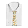 thumbnail image 2 of XMXY Orange Lemon Vintage Floral Men'S Necktie Ties , Formal Bussiness Wedding Party Printed Tie, 2 of 9