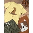 thumbnail image 3 of Hand Drawn Witch Hat T-Shirt Toddler -Image by Shutterstock,  5 Toddler, 3 of 4