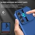 thumbnail image 6 of for Samsung Galaxy A54 5G Case with Slide Camera Cover, [Military Drop Protection] [Snug Touch] Hard Back & Soft Edge Phone Case with Stereo Bracket for Samsung A54 5G 6.4" LTT Blue, 6 of 18