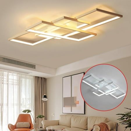 

Mkyiongou For Bathroom Balcony Bedroom Dining Room Modern LED Ceiling Light 95W 110V-260V