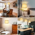 thumbnail image 6 of Aiboo Modern Adjustable Pendant Lamp with Natural Hemp, 6 of 7