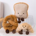 thumbnail image 2 of Juguetes de peluche de la serie Bread para niñas, peluches de Croissants, Burritos bonitos, muñecos de comida suaves, regalos de apaciguar, 20cm Fivean unisex, 2 of 2