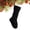 Black, variant on Aximioll Christmas Pink Cable Knit Stocking 13.8 in, Chunky Twist Cable Pattern and Reinforced Top Hanging Loop, Holiday Treat Pouch for Fireplace Mantel and Staircase