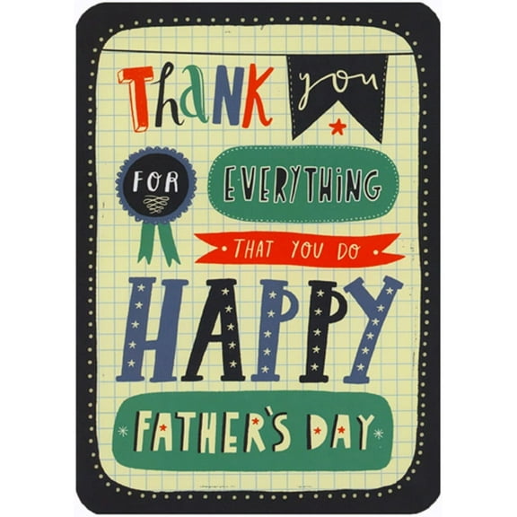 RSVP Thank You For Everything You Do Banners Father's Day Card for Someone Like A Dad