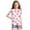 #A08-Pink, variant on Abcomgle Girls Tops Size 10-12 Crewneck Floral Print Girls Shirts Summer Short Sleeve Toddler Girls T-Shirts Trendy Cotton Tee Tops Girls,Pink,12-13Years