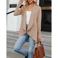thumbnail image 4 of Lightweight Fall Cardigans For Women Solid Color Open Front Loose Fit Cardigans Sweater Soft Women Jacket Cogild, 4 of 6