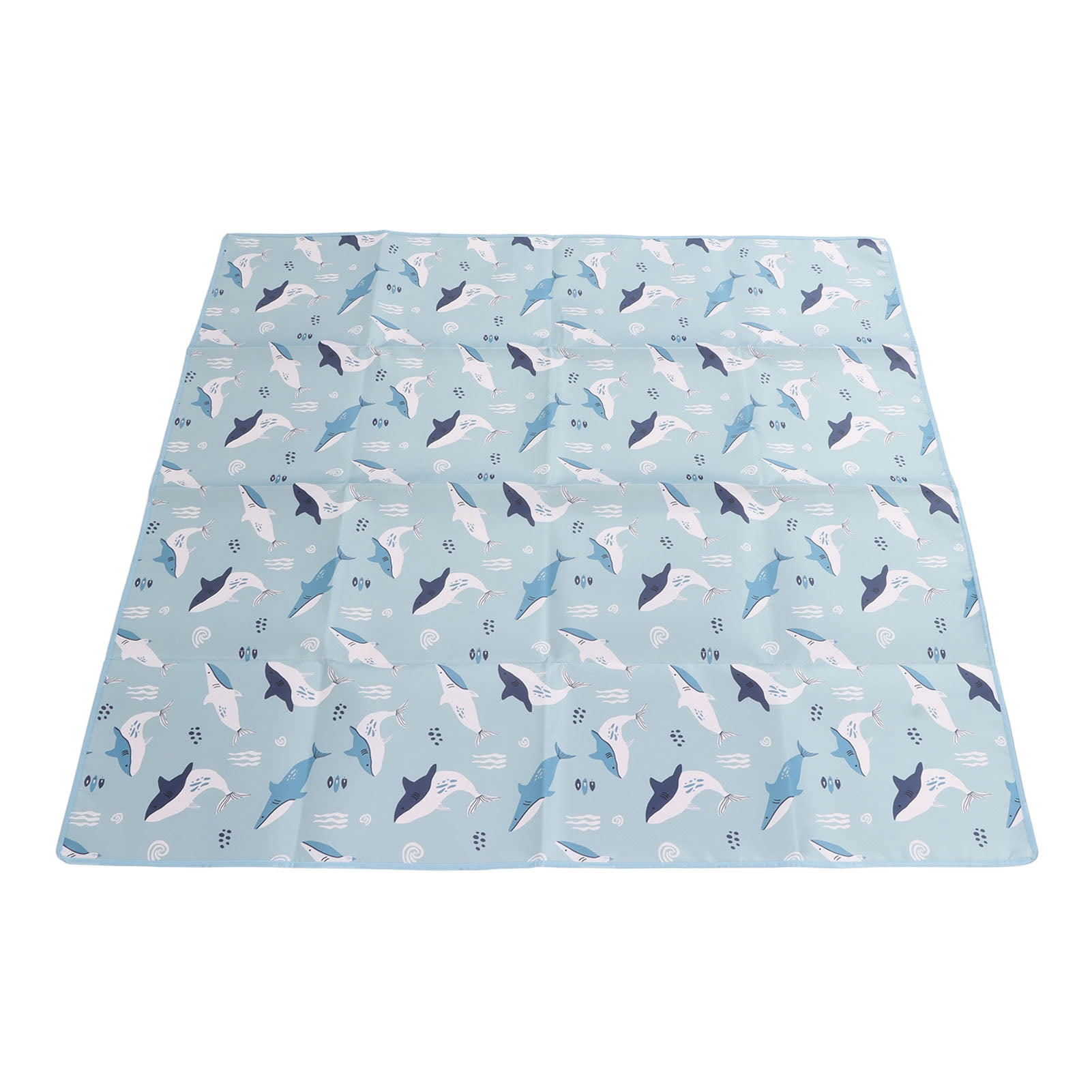 M Buder High Chair Mat Waterproof Prevent Slip Large Portable Multi Functional Baby Play Mat for Indoor Picnic Toddler Crawling Floor Protection 43.3 x 43.3 Inches / 110 x 110 cm