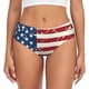 thumbnail image 1 of Fotbe Vintage American Flag Calzones Estampados para Mujer – Ropa Interior de Algodón, Cómoda, Suave y Elástica-3X-Large, 1 of 6