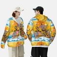 thumbnail image 6 of Gaeub Animals on Noah's Ark1 Men's and Women's UPF 50+ Long-Sleeved Sun Protection Clothing, Fishing Shirt Long Sleeve Zip - XX-Large, 6 of 9