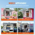 thumbnail image 6 of KFFKFF 49" x 37" Service Window, Stationary Concession Window Awnings, Aluminum Alloy Frame for Food Trucks & Concession Trailers, 6 of 9