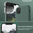 thumbnail image 5 of Entronix Silicone Soft Case for iPhone 11 Pro Shockproof Durable Slim Fit, Olive Green, 5 of 6