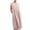Pink, variant on Dresses Women Solid Color Sleeveless O-neck Maxi Pockets Linen Loose Baggy Kaftan Long Dress Holiday Hawaiian Flowy Sundress