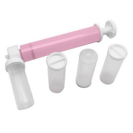 

HEVIRGO Cake Spray Pump Manual Professional Plastic Pastry Dessert Cake Decorating Airbrush Cooking Tool Pink Plastic