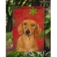 thumbnail image 3 of Carolines Treasures LH9312GF 11 x 15 Po. Drapeau de Noël Dachshund Flocons de Neige Rouges et Verts - Taille Jardin, 3 of 3