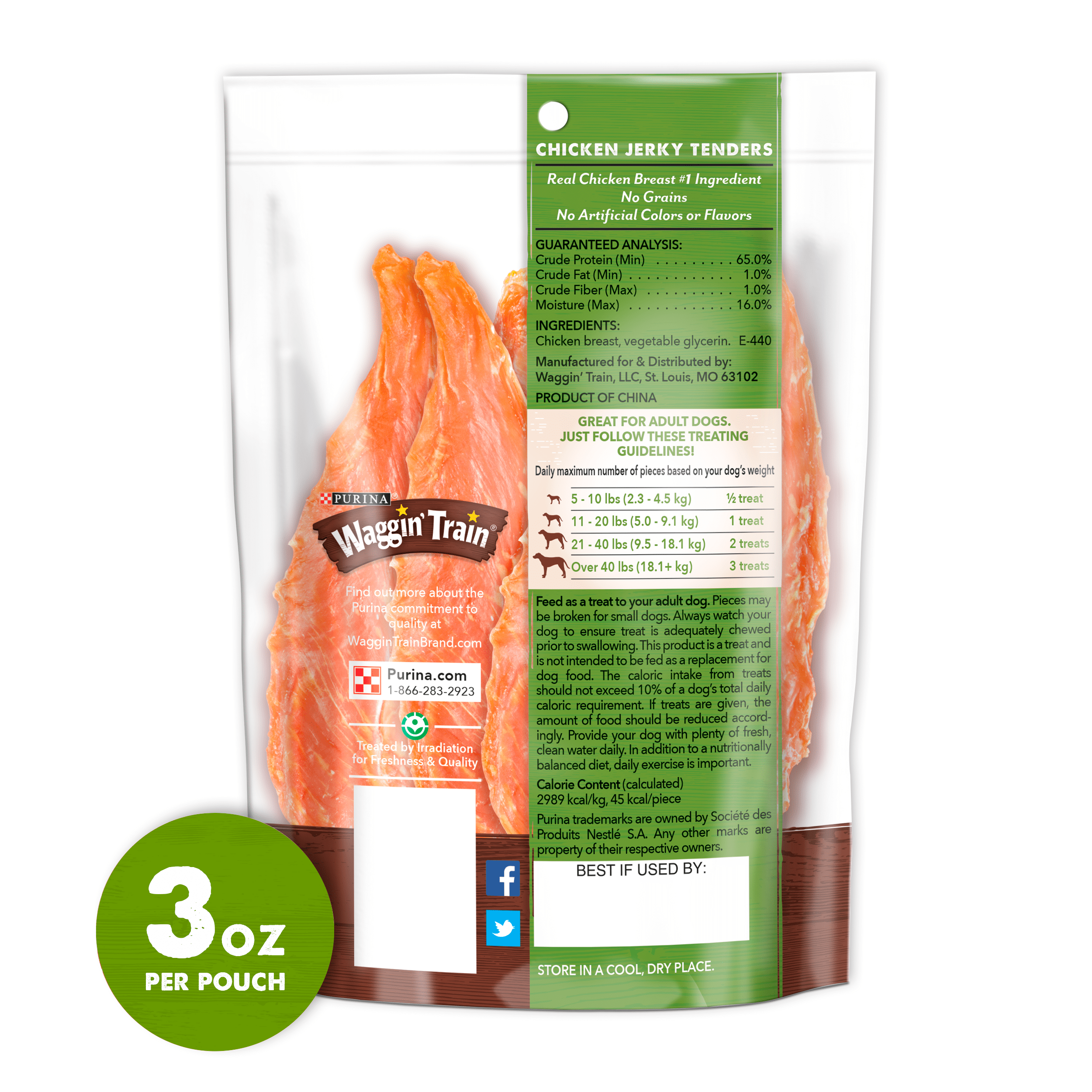 Waggin Train Chicken Jerky Dog Treats (36