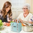 thumbnail image 3 of Insulated Lunch Tote Bag Reusable Thermal Food With Secure Side Pocket And Comfortable Handles For Daily Commute, 3 of 6