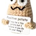 thumbnail image 2 of Patata Ganchillo Con Tarjeta Positiva para Fiesta en El (patata Barbuda), 2 of 9