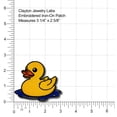 thumbnail image 2 of Rubber Duck Embroidered Iron-on Patch | Clayton Jewelry Labs, 2 of 5