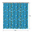 thumbnail image 5 of Cartoon Construction Vehicles Warning Signs Shower Curtain 72"x72" ,Bathroom Decorative Shower Curtains Set with 12 Hooks,Modern Waterproof Washable Shower Curtain, 5 of 6