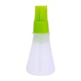 thumbnail image 1 of Injueey Cepillo de botella de aceite de silicona con tapa resistente al calor parrilla de barbacoa portátil mantequilla pastelería hornear Cocina y Comedor Verde, 1 of 6
