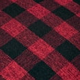 thumbnail image 2 of Phantoscope Classic Checkers Series Retro Plaids Square Decorative Throw Pillow with Insert, 20"x20", Red/Black, 2 Pack, 2 of 7