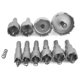 thumbnail image 2 of Juego de brocas Cortadoras de Sierra TCT ANGGREK 10 uds acero inoxidable, 2 of 7