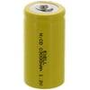 Exell C Size 1.2V 3000mAh NiCD Button Top Rechargeable Battery