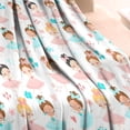 thumbnail image 3 of Ballet Princess Pattern Blanket,Comfortable Soft Lamb Wool Throw Blanket,All Season,Warm Lightweight Blankets for Sofa Bed Couch Living Room Chair,30"x40", 3 of 4