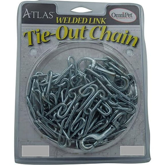 Omni Pet 164.38-10 3.8 mm x 10 ft. Tie Out Chain Weld Link - Case of 20