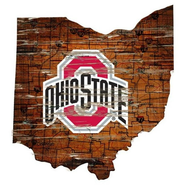 Ohio State Buckeyes Sign Wood 24 Inch Wall Art Design Special Order Com - Ohio Stadium Wall Art