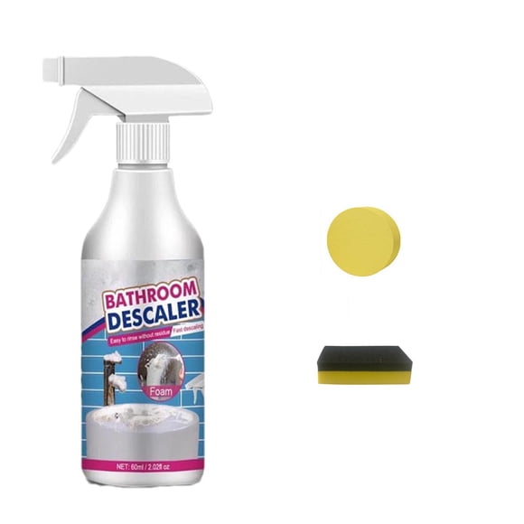 Limpiador de Baño, Quitamanchas para Azulejos, Grifos y Vidrios, Limpiador de Bañeras (60 Ml)