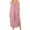 Pink, variant on Birdeem Womens Solid Color Home Style Loose Solid Color Wide Leg Jumpsuit Jumpsuit Pants