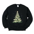 thumbnail image 6 of Watercolor Christmas Tree Sparkle -  Women's Sweatshirt, 6 of 12