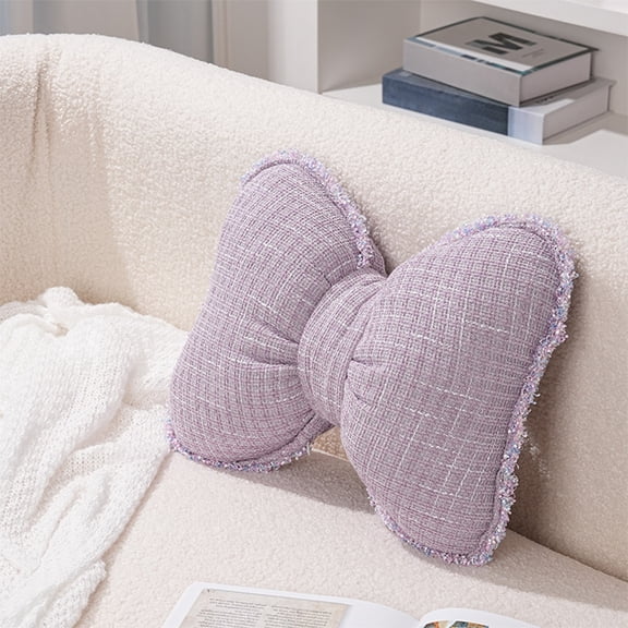 Gqtwoy Bowknot Sofa Cushions, Living Room Decoration, Back Support Pillow, Decorative Couch Cushion, Breathable Fabric for Comfort, Ideal Gift for Home