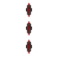 thumbnail image 1 of ZLight Bike Tail Lights LED USB Rechargeable Bicycle Cycling Warning Waterproof Camping Signal Rear Lamp Sports Accessories Red 3Set, 1 of 6