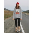thumbnail image 3 of California Republic Women's Hoodie - Retro California Flag Pullover - Soft, Warm, and Comfortable - Perfect Birthday Gift - Celebrate Californian Pride in Style - Gray X Large, 3 of 5