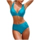 thumbnail image 1 of Bikini de Corte Alto de Mujer de Color Sólido con Cojín de Pecho, Correa sin Espalda Sexy sin Soporte de Acero, 1 of 2