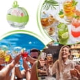 thumbnail image 4 of Ice Cube Maker Bottle, 2 In 1 Ice Cube Maker Bottle With Straw, Space-Saving With Press-To-Release Lid For Summer Drinks, Home & Office, 4 of 7