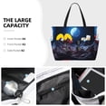 thumbnail image 3 of Honeii Artistic Moon Rose for Tote Bag with Adjustable Strap,Beach Bag, Waterproof Sandproof Beach Tote Bag, Large Capacity Foldable Beach Bags, 3 of 7