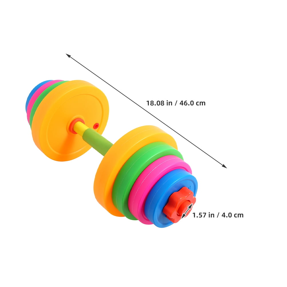 HONMEET Kids Dumbbells Multi-Color Plastic Water-Fillable Exercise Weights for Strength Training and Fitness Fun