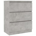 thumbnail image 4 of Charmma Buffet Cabinet Concrete Gray 23.6"x13.2"x29.9" Chipboard, 4 of 6