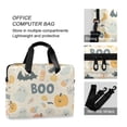 thumbnail image 4 of FORMRS 16" Laptop Bag Carrying Sleeve Case with Handle Travel Shoulder Briefcase, Halloween Cute Pumpkins, 4 of 8