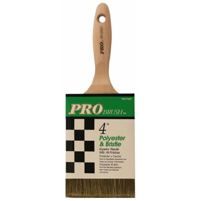 Gam Pr01967 4" Pro Brush Polyester & Bristle Paint Brush