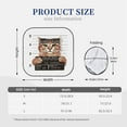thumbnail image 3 of Balery 2 Piece Cat Holding Mugshot Sign Car Windshield Sun Shade|Foldable Front Windshield Shade for Car Front Window for Most Sedans SUV Truck-Small, 3 of 7