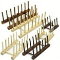 thumbnail image 6 of Kitchen Cupboard Shelf Storage Rack Bamboo Wooden Dish Rack Plates Holder, 6 of 6